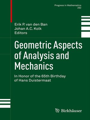 cover image of Geometric Aspects of Analysis and Mechanics
